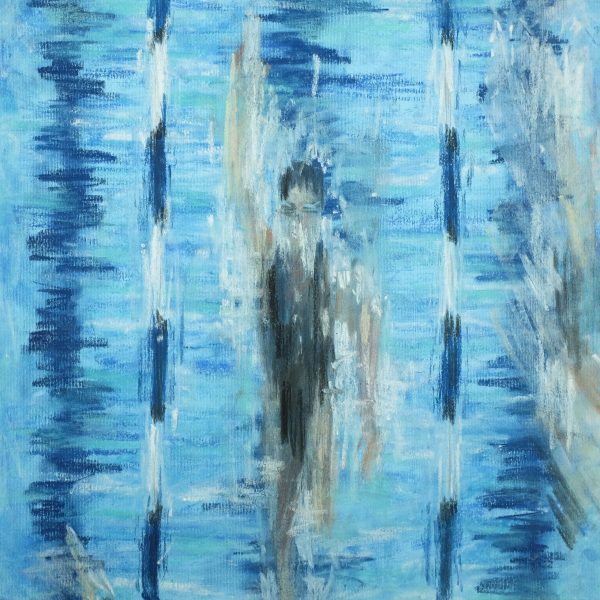 Daniel Malan_ 'Hexaptych of ‘Sea Point Pavilion’ (Top panel)
', 2021, Chalk Pastel on Fabriano Elle Erre, 35 x 35 cm - R4800 (unframed)