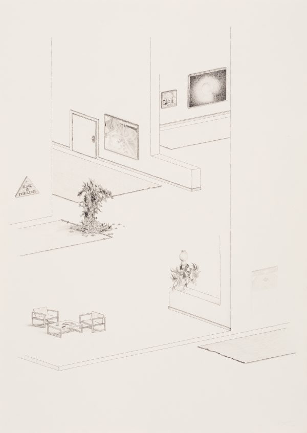 Guy Simpson, 'The Armory Show 2021', Pencil drawing on paper, 50 x 70cm, 2022), R12,500 (Framed)